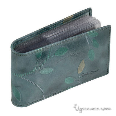 Визитница Sabellino, цвет цвет зеленый