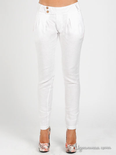 Брюки Fracomina, цвет цвет белый