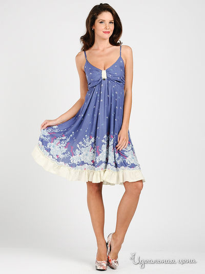Платье Fracomina, цвет цвет синий / белый