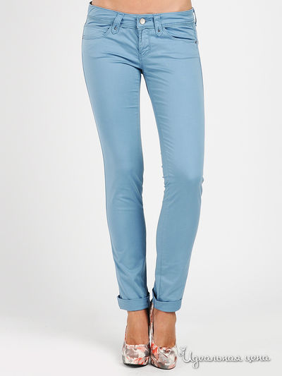 Брюки Fracomina, цвет цвет голубой