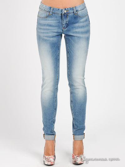 Леггинсы Fracomina, цвет цвет синий