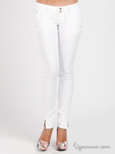 Брюки Fracomina, цвет цвет белый