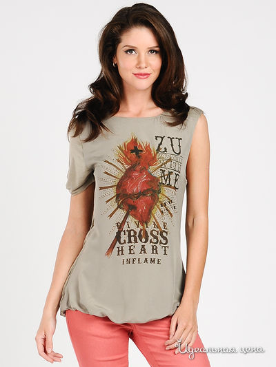 Футболка Zu Elements, цвет цвет хаки