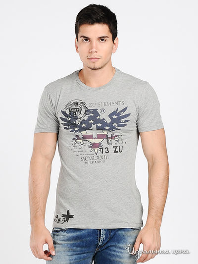 Футболка Zu Elements, цвет цвет светло-серый