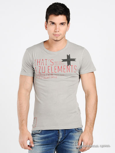 Футболка Zu Elements, цвет цвет светло-серый