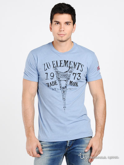 Футболка Zu Elements, цвет цвет пепельно-синий