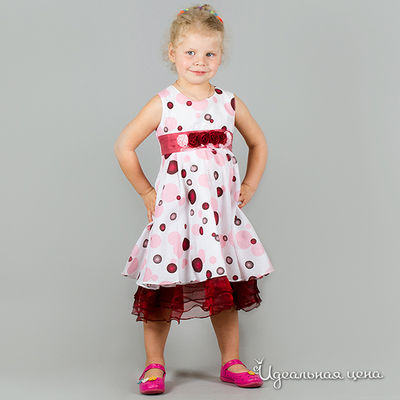 Платье Bonny Billy, цвет цвет белый / бордовый