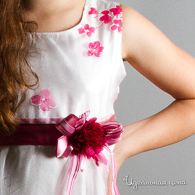 Платье Bonny Billy для девочки, цвет белый / розовый