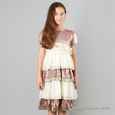 Платье Bonny Billy, цвет цвет белый / коричневый