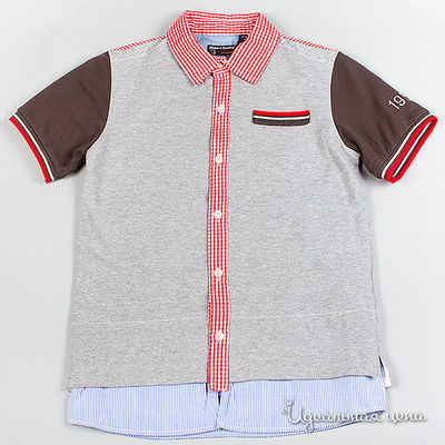 Поло Nemo&Bianky, цвет цвет серый