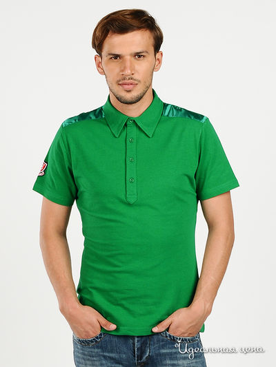 Футболка-поло BlYO3, цвет цвет зеленый