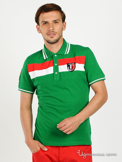 Футболка-поло BlYO3, цвет цвет зеленый