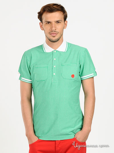 Футболка-поло BlYO3, цвет цвет зеленый