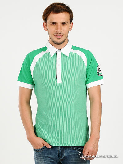 Футболка-поло BlYO3, цвет цвет зеленый