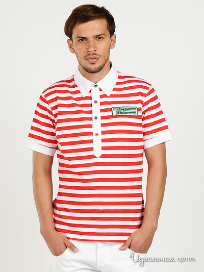 Футболка-поло BlYO3, цвет цвет белый / красный