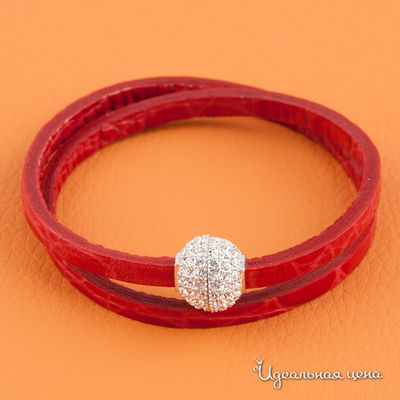 Браслет Crocus, цвет цвет красный