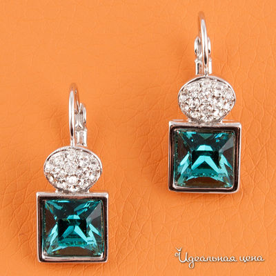 Серьги Crocus, цвет цвет голубой