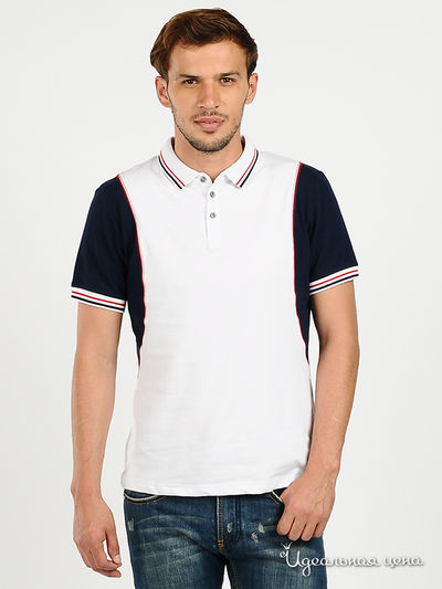 Футболка-поло BlYO3, цвет цвет белый / синий