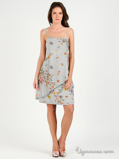 Платье Cristina Gavioli, цвет цвет мультиколор