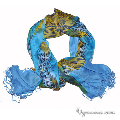 Шарф Farfalla Seta, цвет цвет голубой