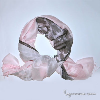 Шарф Farfalla Seta, цвет цвет розовый / серый