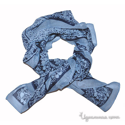 Платок Farfalla Seta, цвет цвет голубой