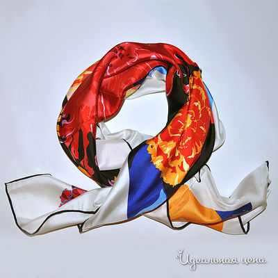 Платок Farfalla Seta, цвет цвет красный