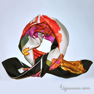 Платок Farfalla Seta, цвет цвет оранжевый