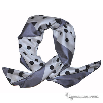 Платок Farfalla Seta, цвет цвет серый