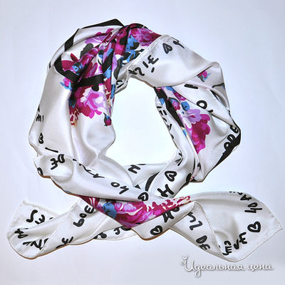 Платок Farfalla Seta, цвет цвет белый / сиреневый