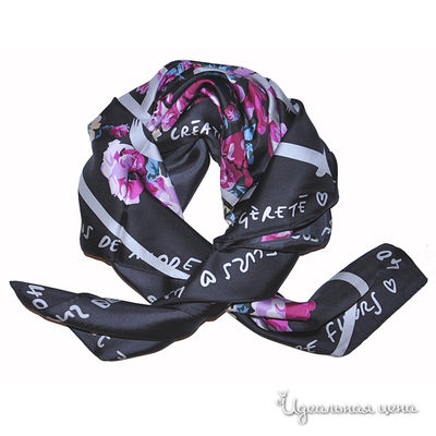 Платок Farfalla Seta, цвет цвет черный