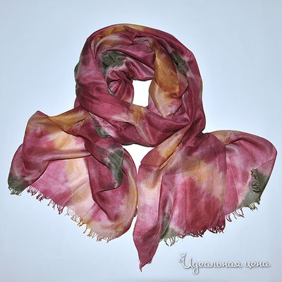 Шарф Farfalla Seta, цвет цвет бордовый / мультиколор