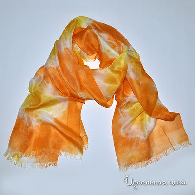 Шарф Farfalla Seta, цвет цвет оранжево-желтый