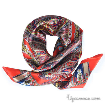 Платок Farfalla Seta, цвет цвет оранжевый / мультиколор