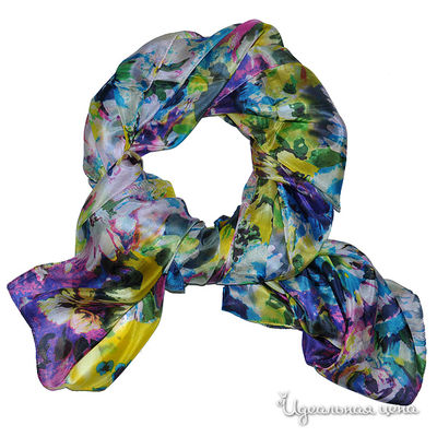 Палантин Farfalla Seta, цвет цвет бирюзовый / мультиколор