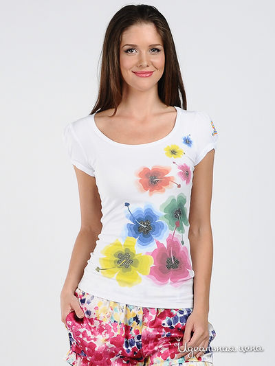 Футболка Moschino, цвет цвет белый