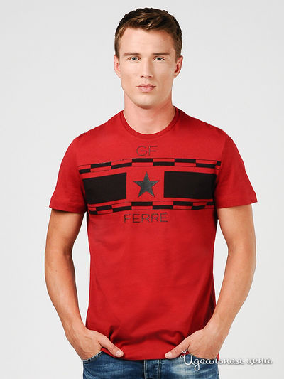 Футболка Ferre&Cavalli, цвет цвет красный