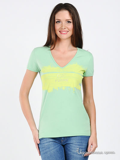 Футболка Ferre&Cavalli, цвет цвет салатовый