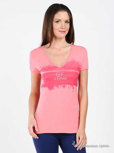 Футболка Ferre&Cavalli, цвет цвет розовый