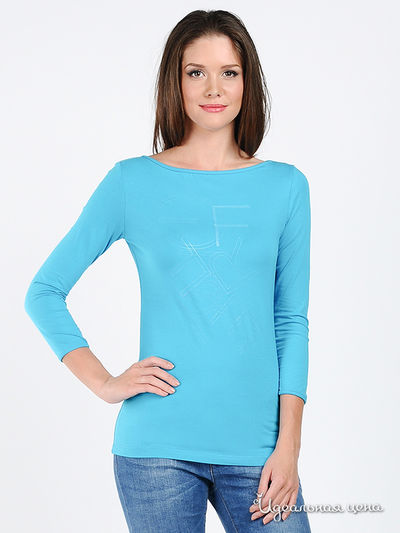 Лонгслив Ferre&Cavalli, цвет цвет голубой