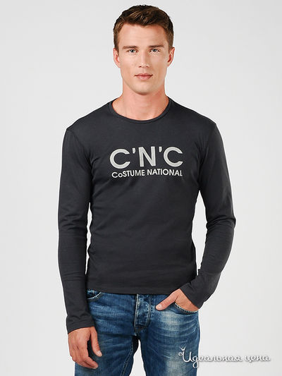 Лонгслив Ferre&Cavalli, цвет цвет темно-серый