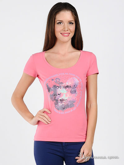 Футболка Ferre&Cavalli, цвет цвет розовый