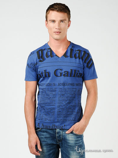 Футболка Ferre&Cavalli, цвет цвет синий