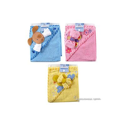 Комплект Luvable Friends, цвет цвет голубой / розовый / желтый