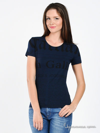 Футболка Ferre&Cavalli, цвет цвет синий