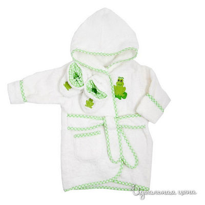 Комплект Spasilk, цвет цвет белый / салатовый