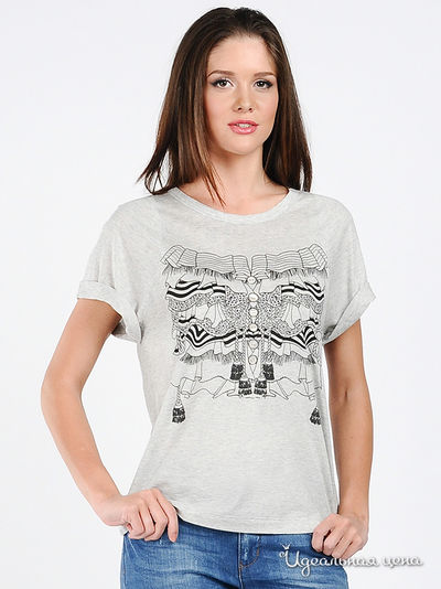 Футболка See by chloe&Alexander Mqueen, цвет цвет серый