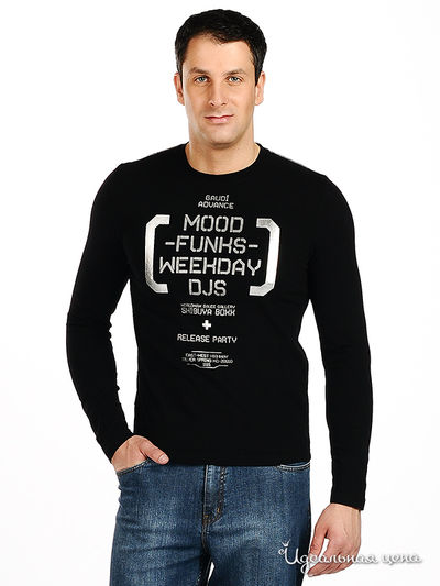 Лонгслив Gaudi, цвет цвет черный