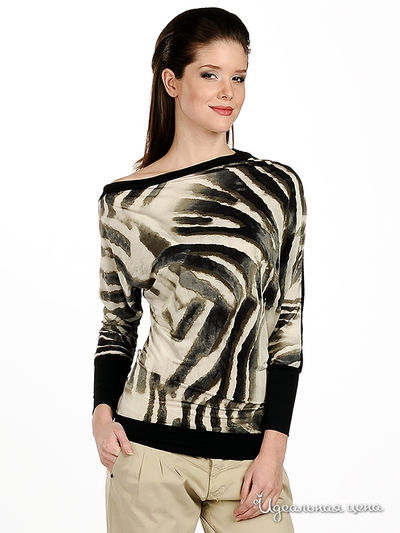 Блузка AgathaNiroWillGrace, цвет цвет черный / бежевый