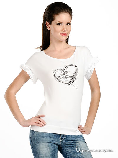 Футболка Moschino, цвет цвет белый